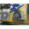 Image 1 : SEIZURE (AS IS):  BOX C/W ASSORTED FANS