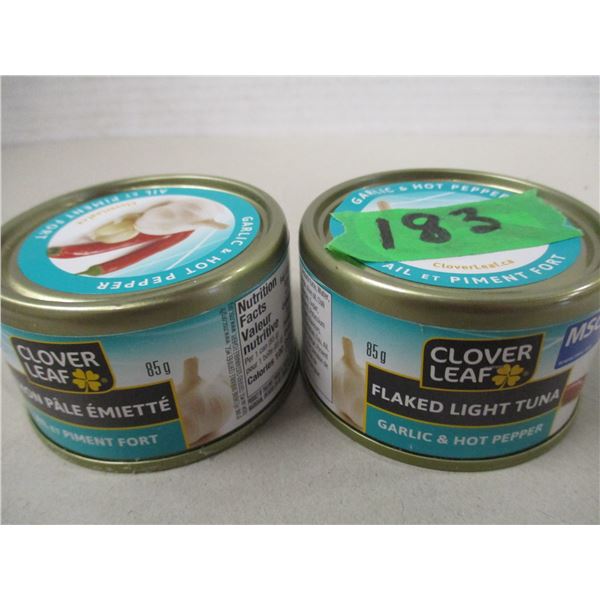 FREIGHT DAMAGE (AS IS):  TUNA WITH GARLIC & HOT PEPPER (2 CANS X 85 G)
