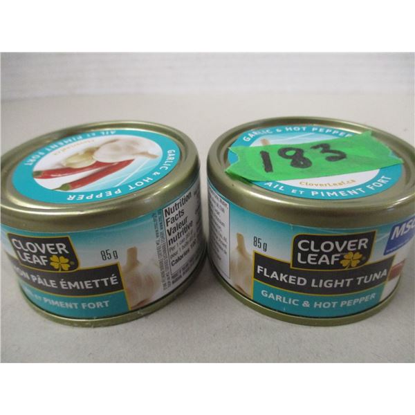 FREIGHT DAMAGE (AS IS):  TUNA WITH GARLIC & HOT PEPPER (2 CANS X 85 G)