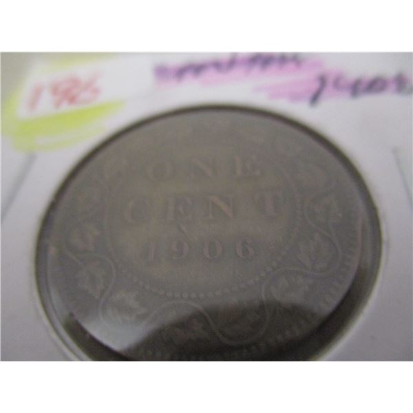 1906 KING EDWARD VII CANADA LARGE CENT