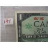 Image 3 : 1867 - 1967 UNCIRCULATED CANADA $1 BILL