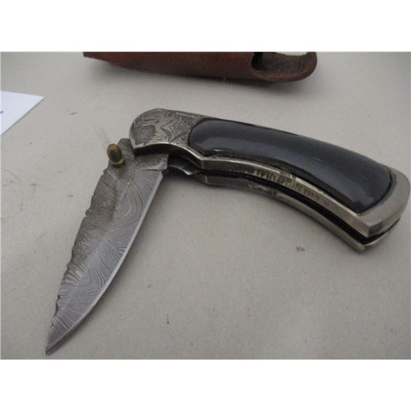 FOLDING KNIFE & SHEATH