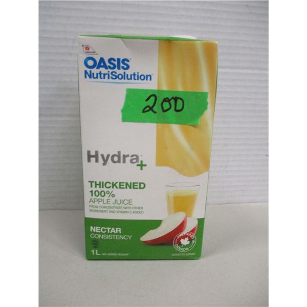 FREIGHT DAMAGE (AS IS):  THICKENED 100% APPLE JUICE (1L) - CARTON