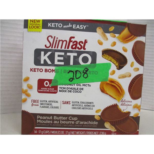 FREIGHT DAMAGE (AS IS):  KETO CUPS (2 BOXES X 14)