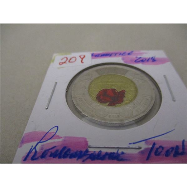 2018 ARMISTICE REMEMBRACE COIN