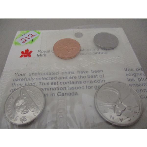 1977 PROOF CAMEO MINT CANADA SEALED COIN SET