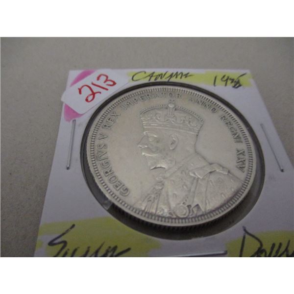 1935 KING GEORGE V CANADA SILVER DOLLAR