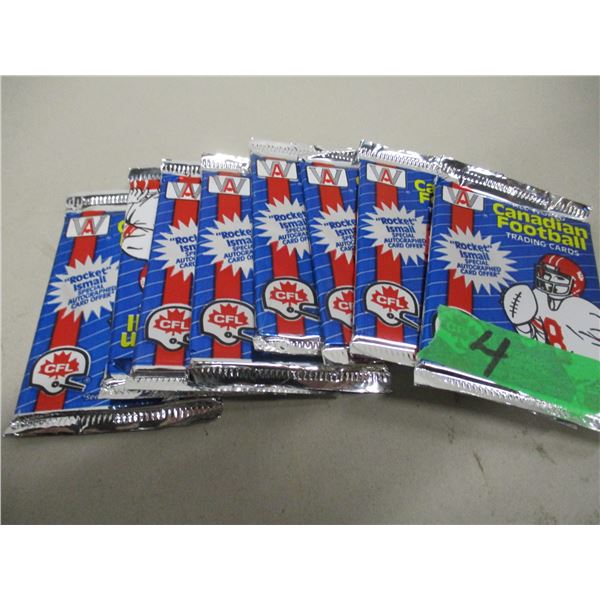COLLECTABLE:  8 PACKS OF CFL COLLECTOR CARDS