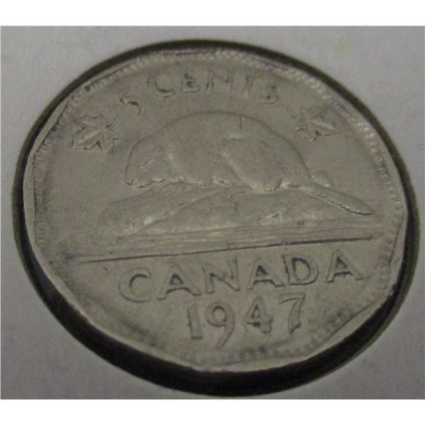 1947 CANADA NICKEL