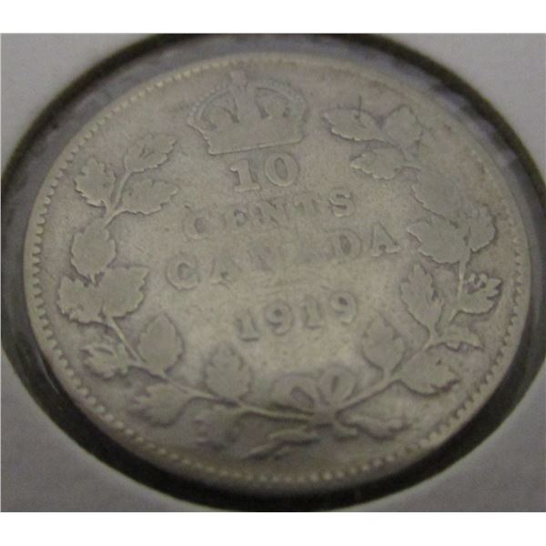1919 CANADA DIME