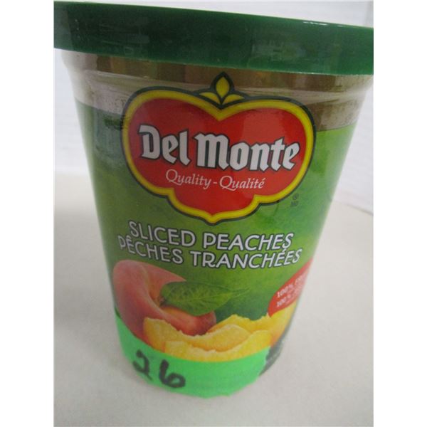 FREIGHT DAMAGE (AS IS):  DELMONTE SLICED PEACHES (540 ML) - TUB