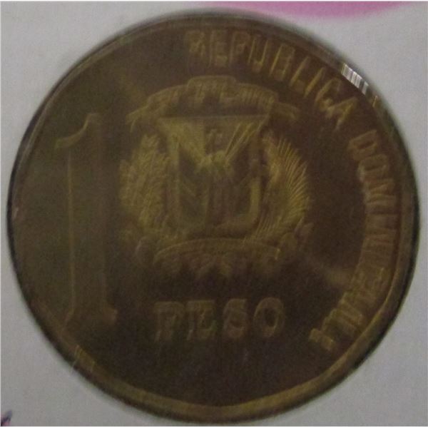 2002 CH/BU REPUBLIC DOMINICAN 1 PESO