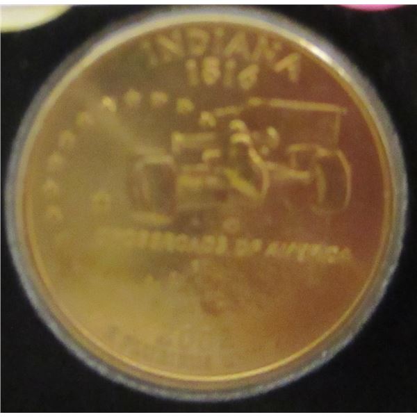 1816 - 2022 USA INDIANA PROOF LIBERTY QUARTER