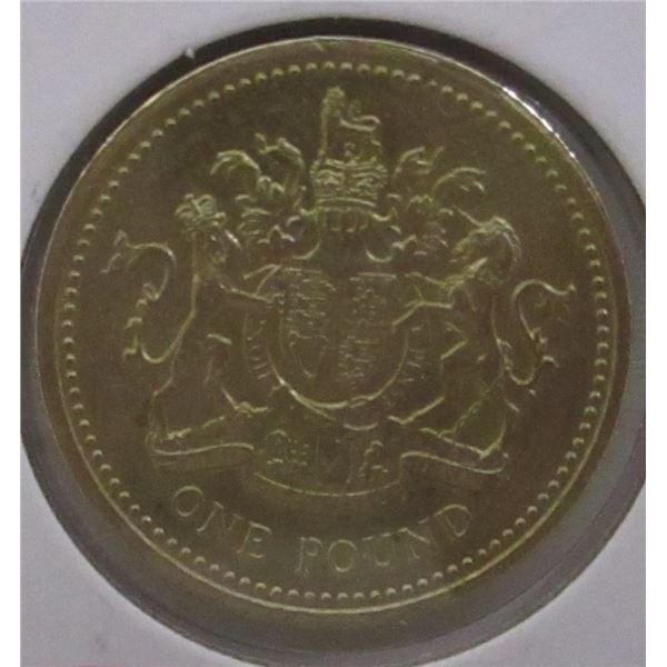 1983 BRITISH QUEEN ELIZABETH II ONE POUND (LEGAL TENDER)