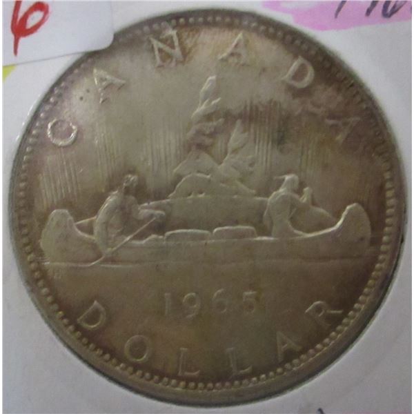 1965 CANADA SILVER DOLLAR