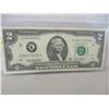 Image 1 : 2003 GREEN SEAL MINT CONDITION USA SCARCE $2 BILL