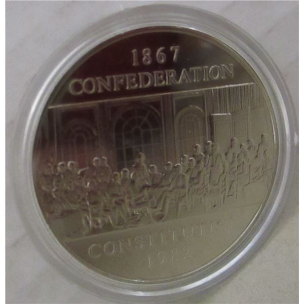 1867 - 1982 CONFEDERATION CONSTITUTION CANADA PROOF DOLLAR