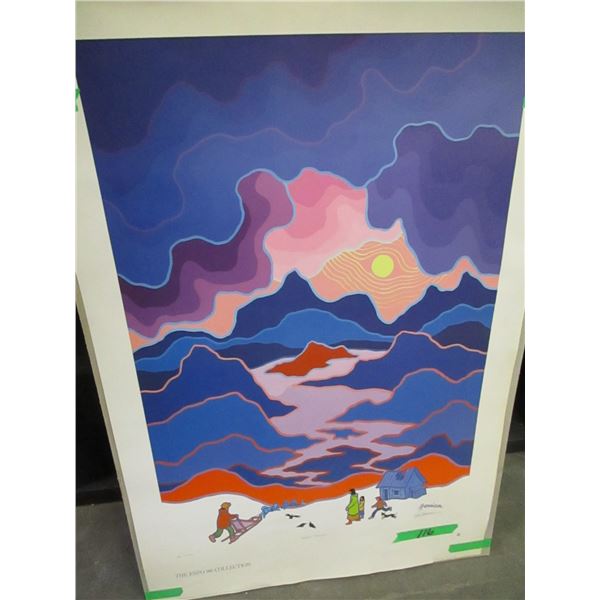 SEIZURE/COLLECTABLE:  "NORTHERN TRANSPORT" BY TED HARRISSON (74/100)