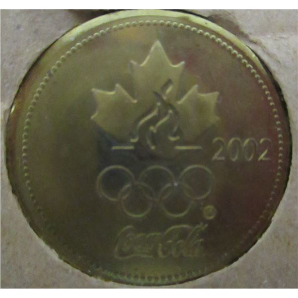 2002 CHRIS PRONGER CANADIAN OLYMPIC CH/BU GOLD COIN