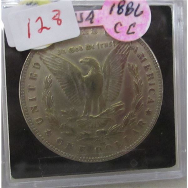 1886 USA CARSON CITY SILVER DOLLAR (NOT TESTED - AS IS - SILVER CONTENT NOT VERIFIED)