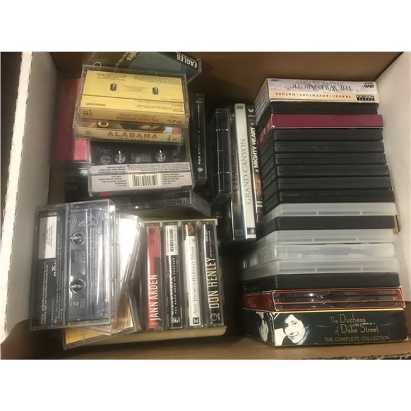 BOX C/W ASSORTED DVD'S