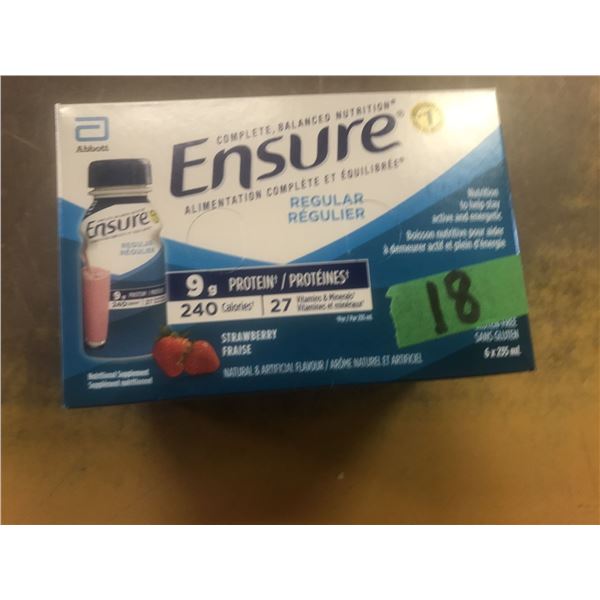 ORIGINAL VANILLA ENSURE (4 BOTTLES X 235 ML)