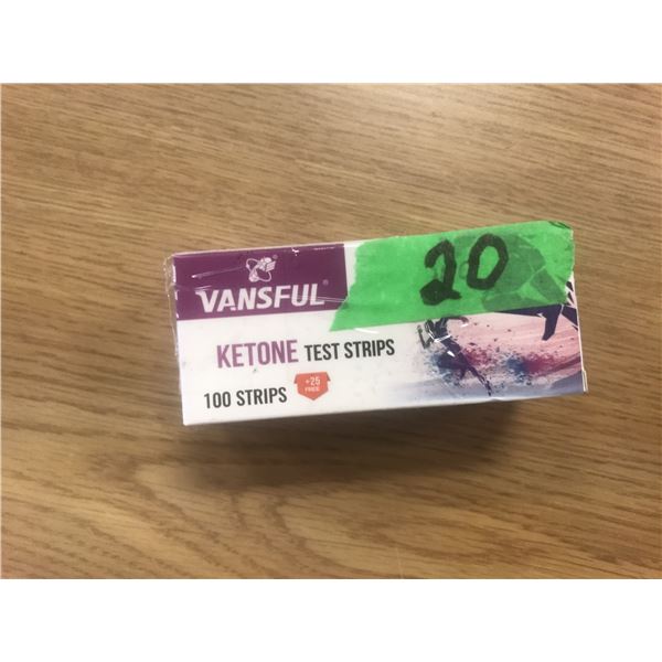 KETONE TEST STRIPS (100) - BOX