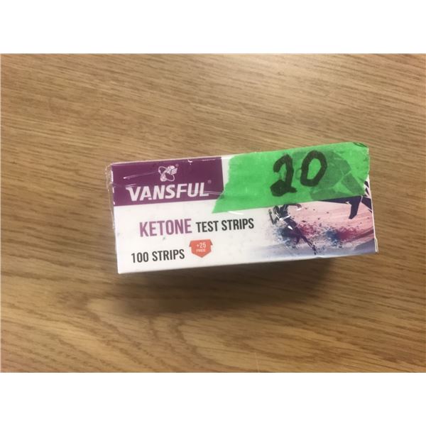 KETONE TEST STRIPS (100) - BOX