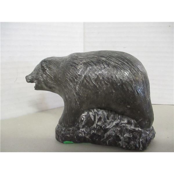 COLLECTABLE:  WOLF ORIGINAL BEAR SOAPSTONE ORNAMENT