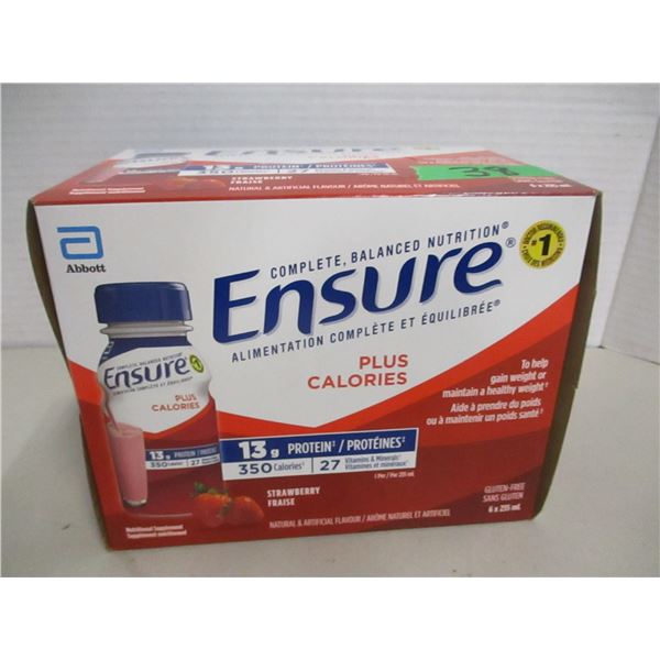 STRAWBERRY ENSURE PLUS (6 BOTTLES X 235 ML)