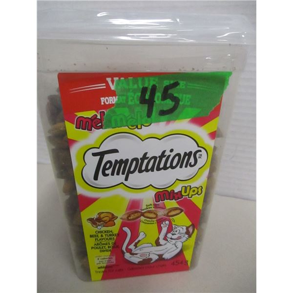 TEMPTATIONS MIX-UP CAT TREATS (454G) - TUB