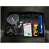 Image 1 : BOX C/W FUNNEL, TRAY, WIPES, ETC