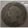 Image 3 : 1880H VC CANADA VICTORIAN SILVER 5 CENT