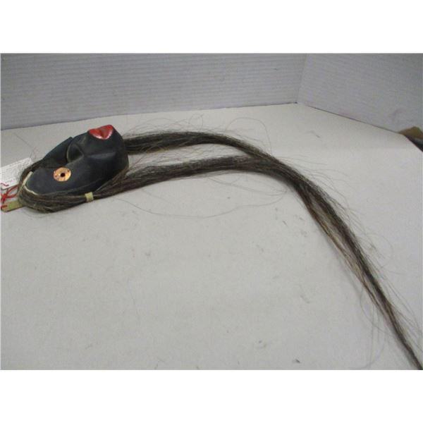 SEIZURE (AS IS):  WALL MASK WITH LONG HAIR
