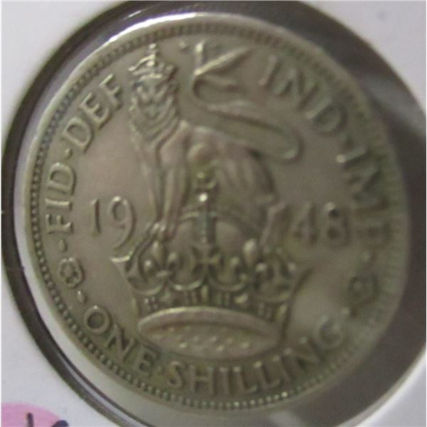 1948 KING GEORGE VI SILVER SCHILLING