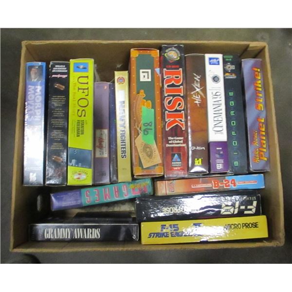 SEIZURE (AS IS):  BOX C/W OLD GAMES