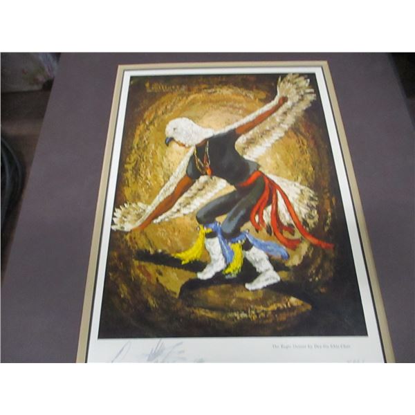 SEIZURE/COLLECTABLE:  PICTURE "THE EAGLE DANCER" BY DAY GAKHLE CHIA (#486/1000)