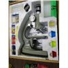 Image 1 : SEIZURE (AS IS):  MICROSCOPE IN WOOD BOX
