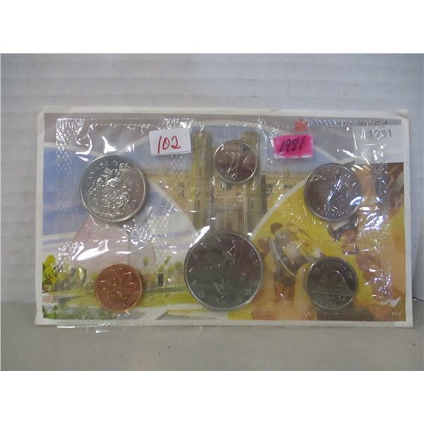 1981 PROOF CANADAMINT SEALED COIN SET
