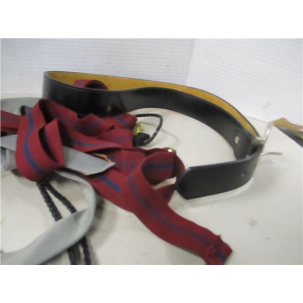 SEIZURE (AS IS):  BOX C/W BELTS, SOCKS, TIES