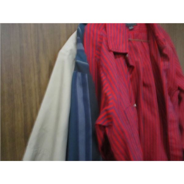 SEIZURE (AS IS):  3 MEN'S SHIRTS (SIZE LARGE & XL)