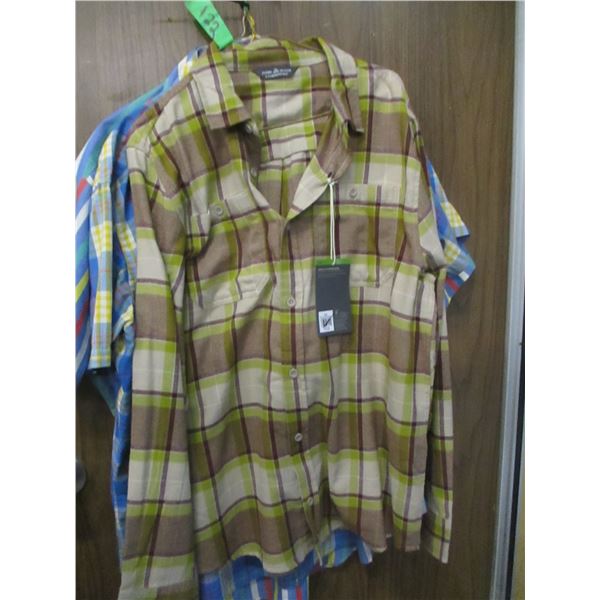 SEIZURE (AS IS):  3 MEN'S SHIRTS (SIZE LARGE & XL)