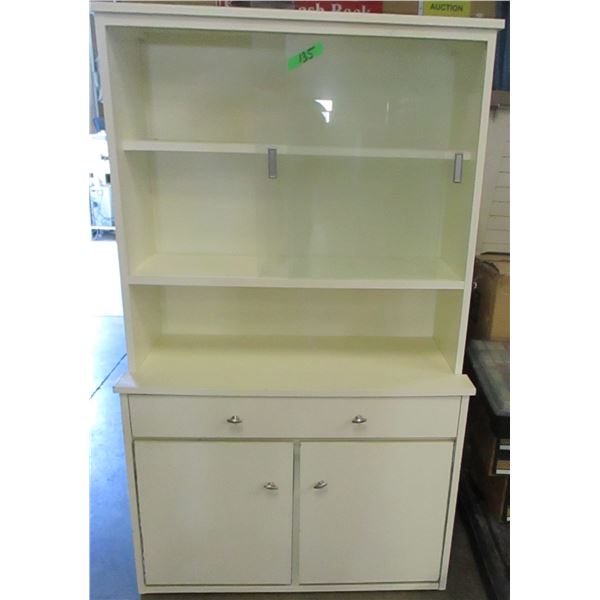SEIZURE (AS IS):  WHITE CUPBOARD