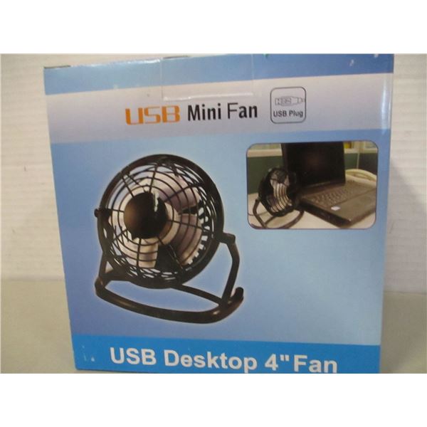 SEIZURE (AS IS):  4" MINI DESKTOP FAN