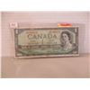 Image 1 : 1954 BANK OF CANADA DEVILS FACE LEGAL TENDER $1 BILL