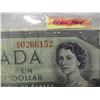 Image 2 : 1954 BANK OF CANADA DEVILS FACE LEGAL TENDER $1 BILL