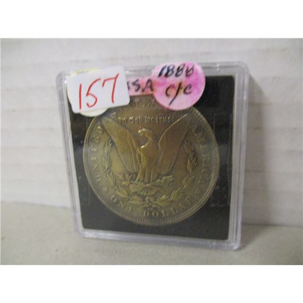 1888 USA CARSON CITY SILVER DOLLAR (NOT TESTED - AS IS - SILVER CONTENT NOT VERIFIED)