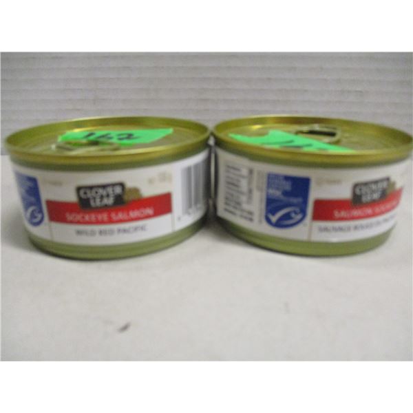 FREIGHT DAMAGE (AS IS):  WILD RED PACIFIC SOCKEY SALMON - 2 CANS
