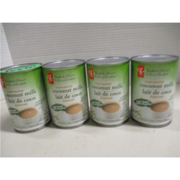 FREIGHT DAMAGE (AS IS):  COCONUT MILK (4 CANS X 400 ML)