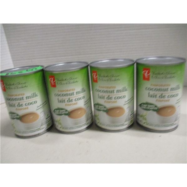 FREIGHT DAMAGE (AS IS):  COCONUT MILK (4 CANS X 400 ML)